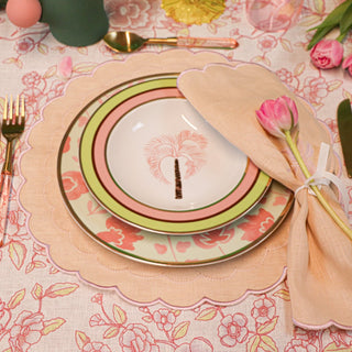 Pistachio & Lychee Palm Soup Bowl - Set of 4 (+1 Bonus Bowl)