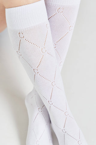 Cotton Knee Highs Conte Classic 007 - By Baano