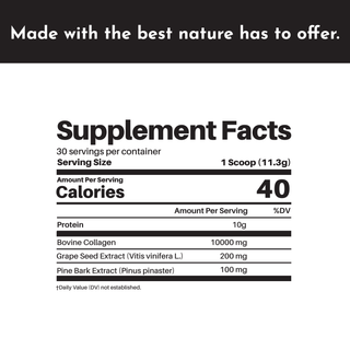 Plain Collagen Peptides - By Baano