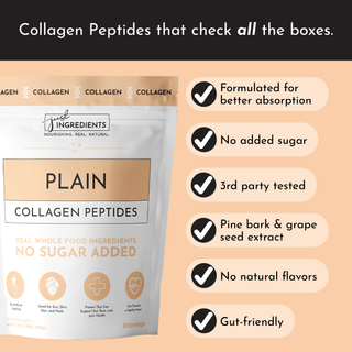 Plain Collagen Peptides - By Baano