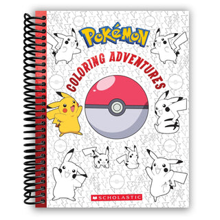 Pokemon Coloring Adventures (Spiral Bound) - By Baano