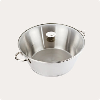 Preserve pan with glass Lid - By Baano