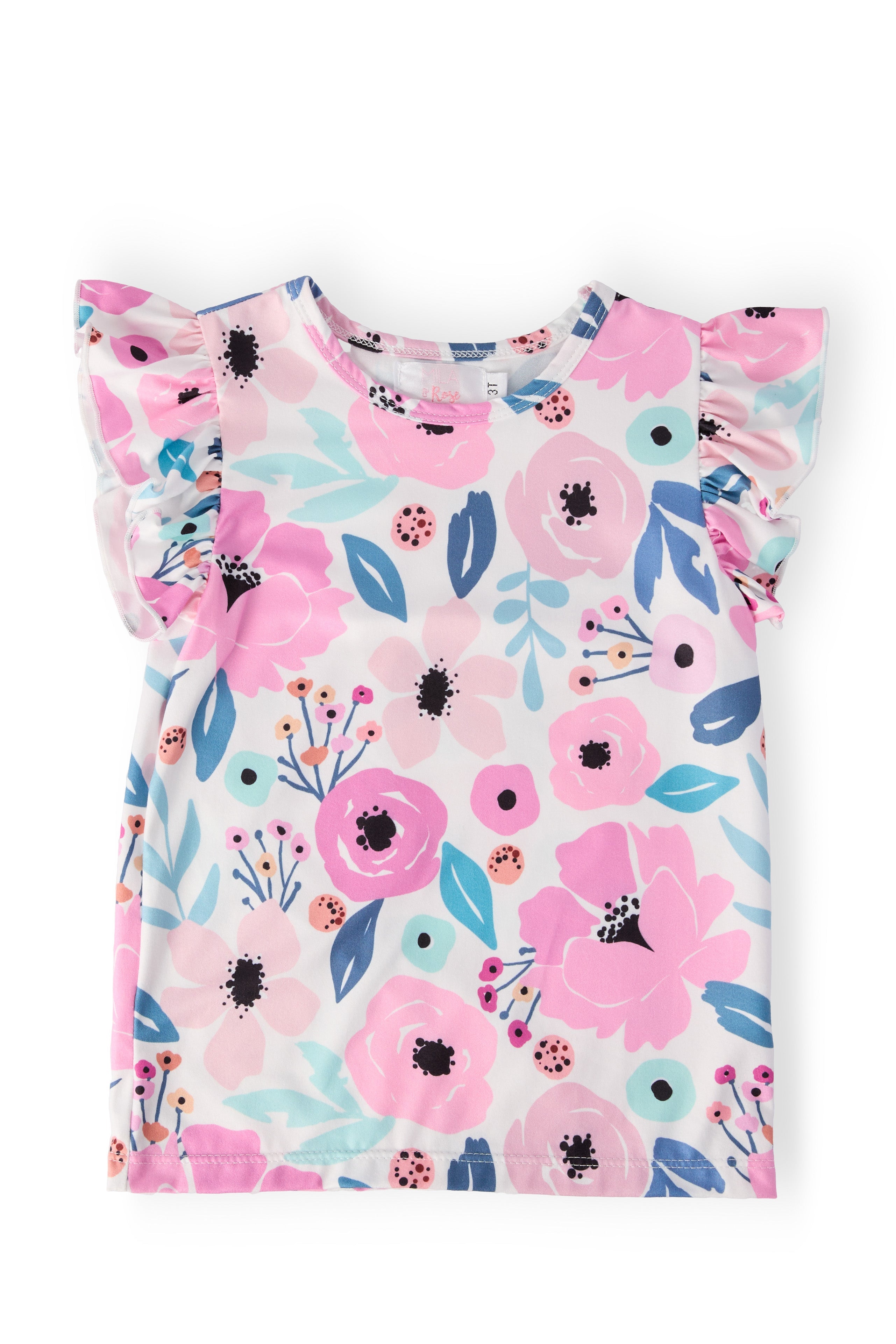 Pretty in Purple S/S Ruffle Tee