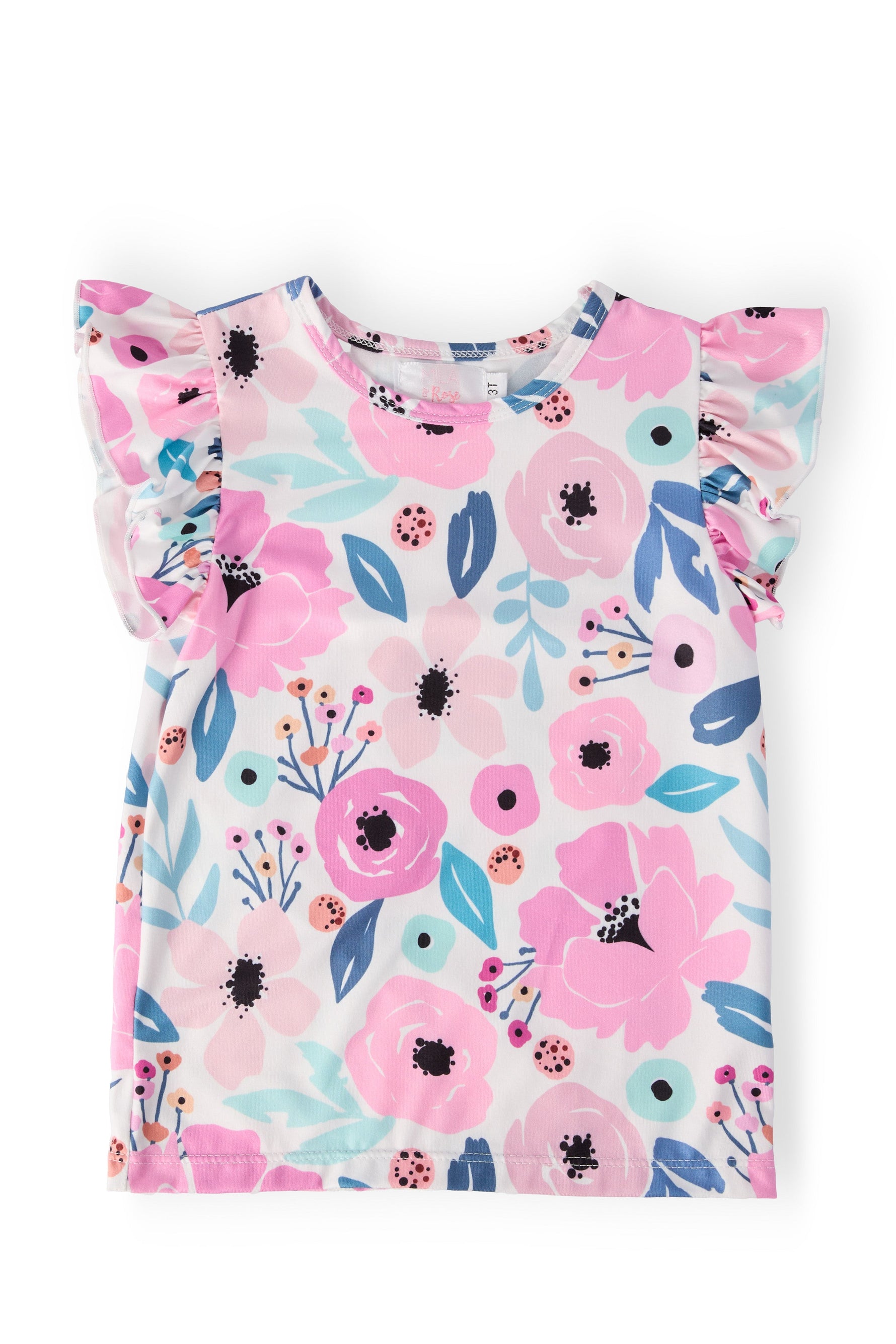 Pretty in Purple S/S Ruffle Tee