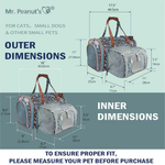 Mr. Peanut's Gold Series Standard Size Airline Compliant Expandable Pet Carrier - Prints Edition Mr. Peanut's Pet Carriers