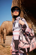 Pink Beach Bag C2303 - By Baano