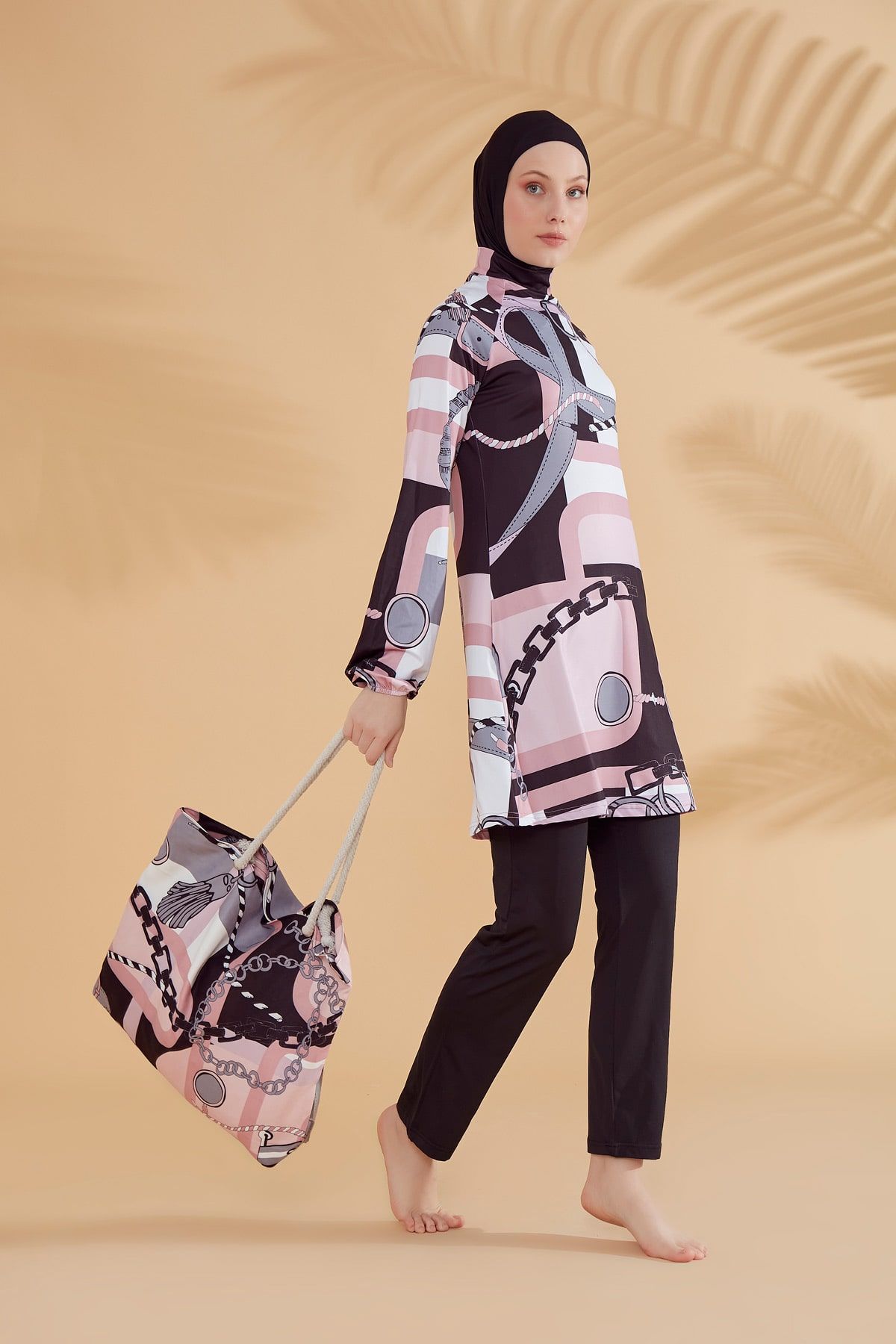 Pink Beach Bag C2303 - By Baano