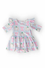 Pumpkin Picnic Twirl Flutter Bodysuit