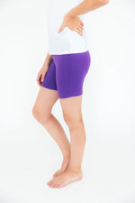 Purple Twirl Shorts