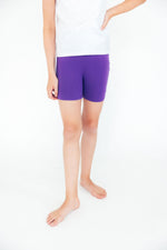Purple Twirl Shorts