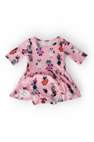 Purr-fectly Spooky Twirl Bodysuit - By Baano