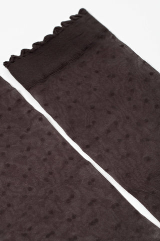 Socks Conte Fantasy - Polka Dot With a Cuff - By Baano
