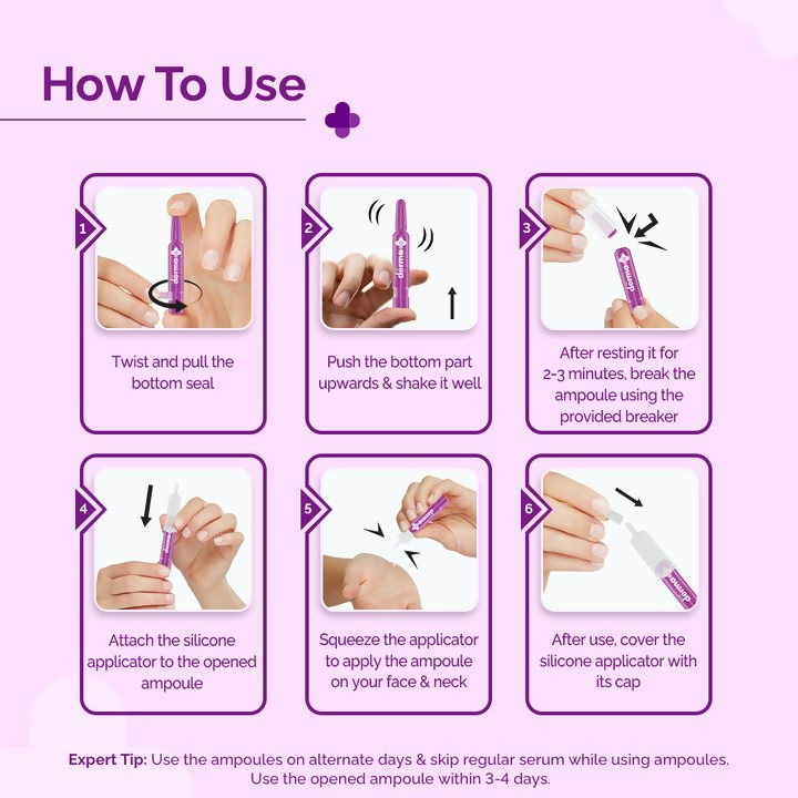 The Derma Co 15% Vitamin C Intense Brightening Ampoule Kit