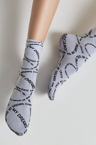 Dense Socks Conte Fantasy - Knitted "My dreams" Design - By Baano