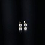 Brilliant Cut Diamond Stud Earrings in Prong Setting