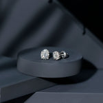 1.25 CT Classic Moissanite Stud Earrings with Halo