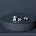 Brilliant Cut Diamond Stud Earrings in Prong Setting