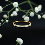 French Pave Diamond Eternity Wedding Ring