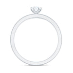 1/4 CT Round Diamond Sunburst Wedding Ring Set in Gold