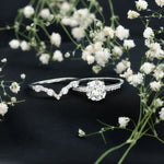 Certified Lab Grown Diamond Bridal Ring Set For Women