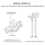 Certified Lab Grown Diamond Engagement Ring With Ring Guard