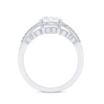 Certified Lab Grown Diamond Engagement Ring With Ring Guard