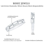 Certified Lab Grown Diamond Wedding Anniversary Ring For Women
