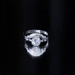 2 Carat Certified Lab Grown Diamond Engagement Ring With Wedding Band