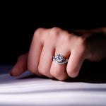 2 Carat Certified Lab Grown Diamond Engagement Ring With Wedding Band