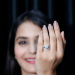 2 Carat Certified Lab Grown Diamond Engagement Ring With Wedding Band