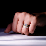 2 Carat Certified Lab Grown Diamond Engagement Ring With Wedding Band