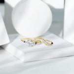 2 Carat Certified Lab Grown Diamond Engagement Ring With Wedding Band