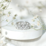 Certified Lab Grown Diamond Heart Eternity Band Ring