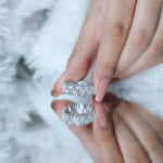 Certified Lab Grown Diamond Heart Eternity Band Ring