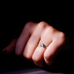 Certified Lab Grown Diamond Two Stone Promise Ring