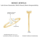 Certified Lab Grown Diamond Two Stone Promise Ring