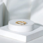 Certified Lab Grown Diamond Two Stone Promise Ring