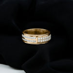 Certified Lab Grown Diamond Wide Wedding Band Ring