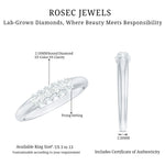 Certified Lab Grown Diamond Anniversary Ring