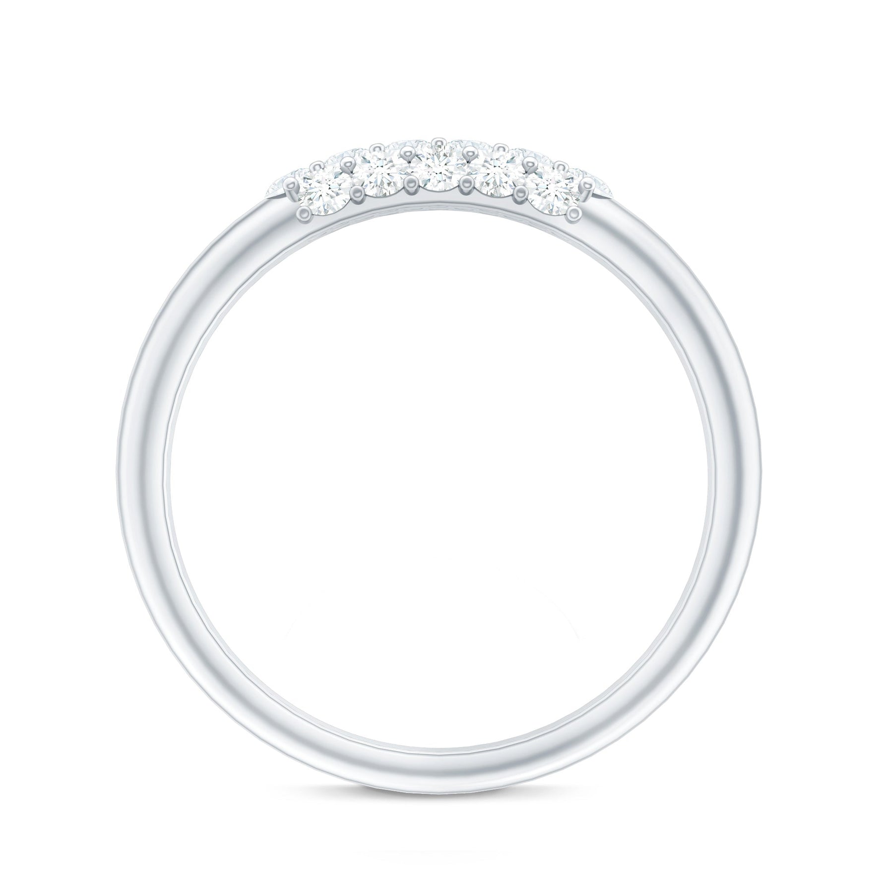 Certified Lab Grown Diamond Anniversary Ring