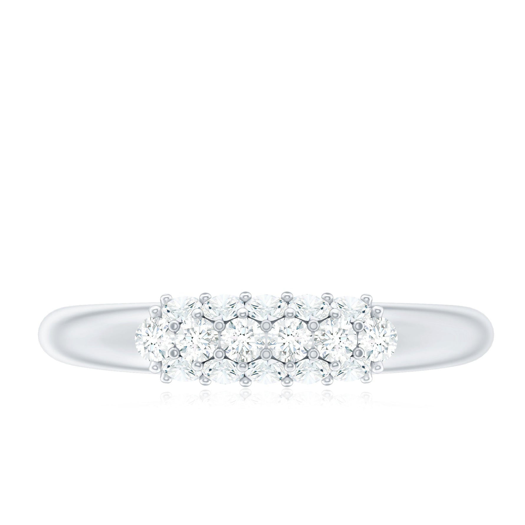 Certified Lab Grown Diamond Anniversary Ring