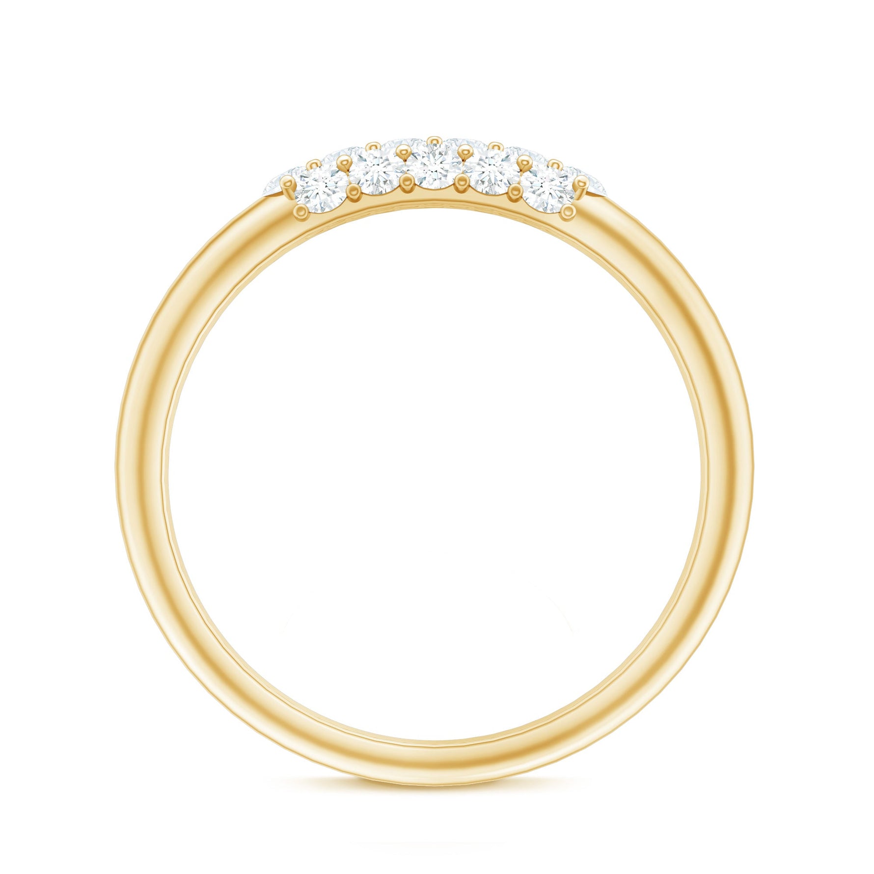 Certified Lab Grown Diamond Anniversary Ring