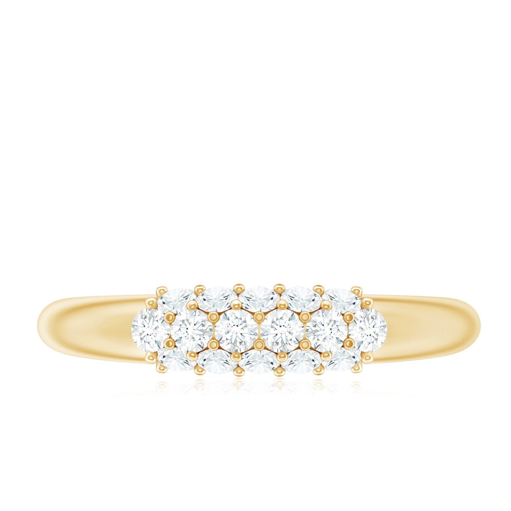Certified Lab Grown Diamond Anniversary Ring