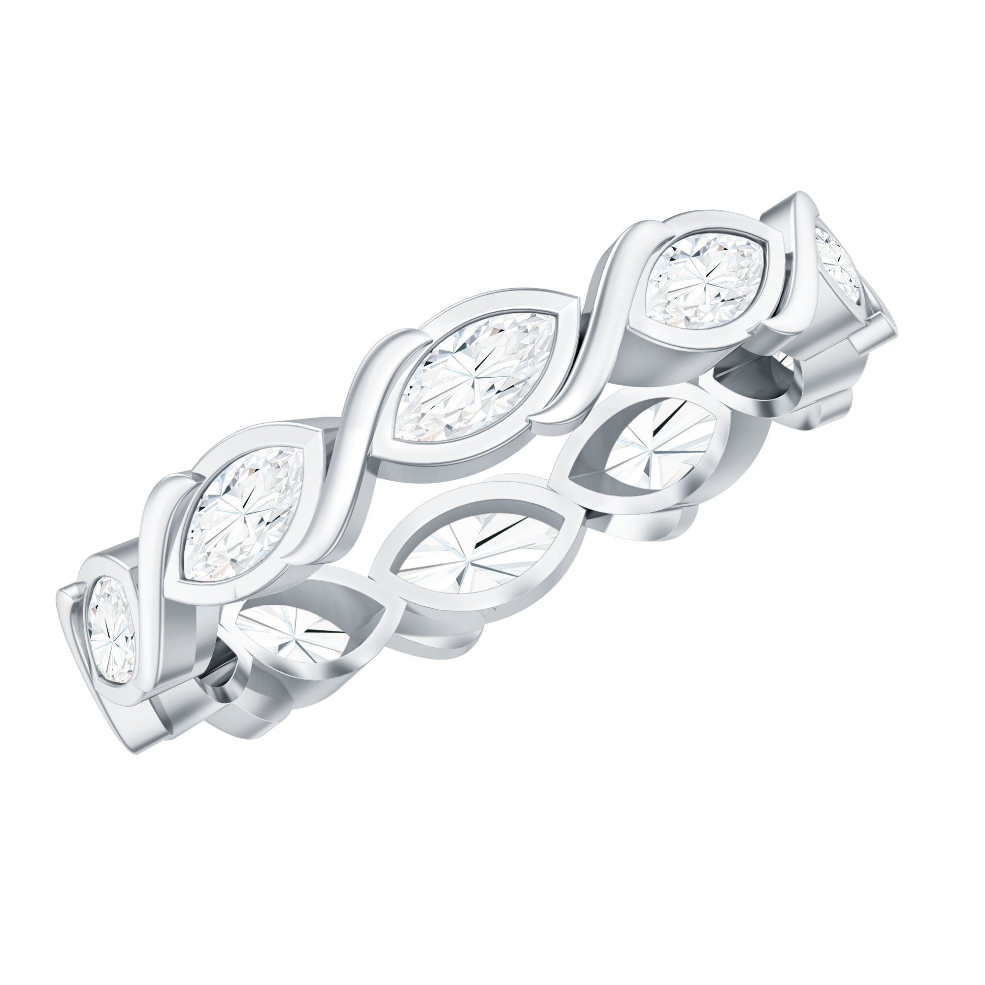Certified Lab Grown Diamond Wedding Anniversary Ring