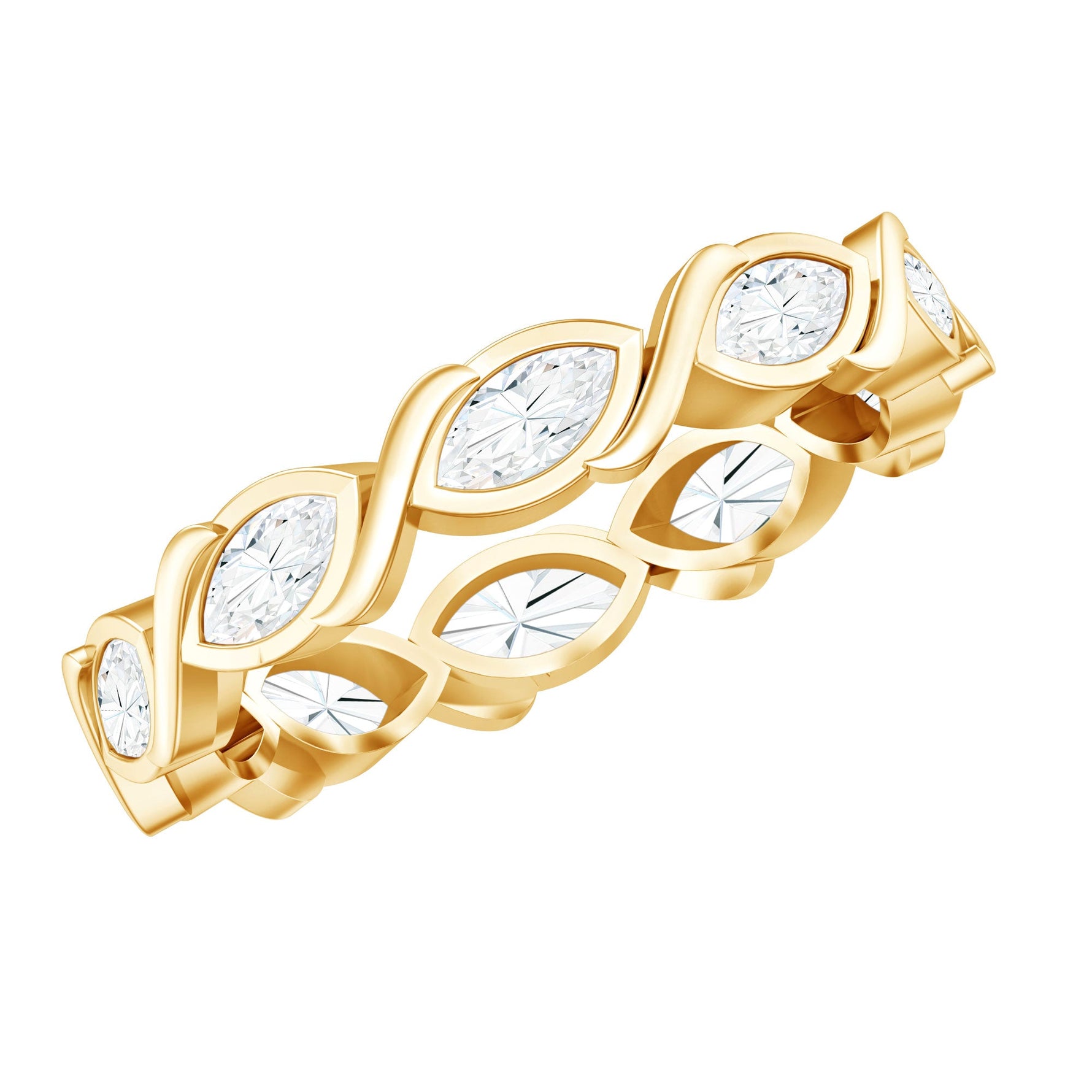 Certified Lab Grown Diamond Wedding Anniversary Ring