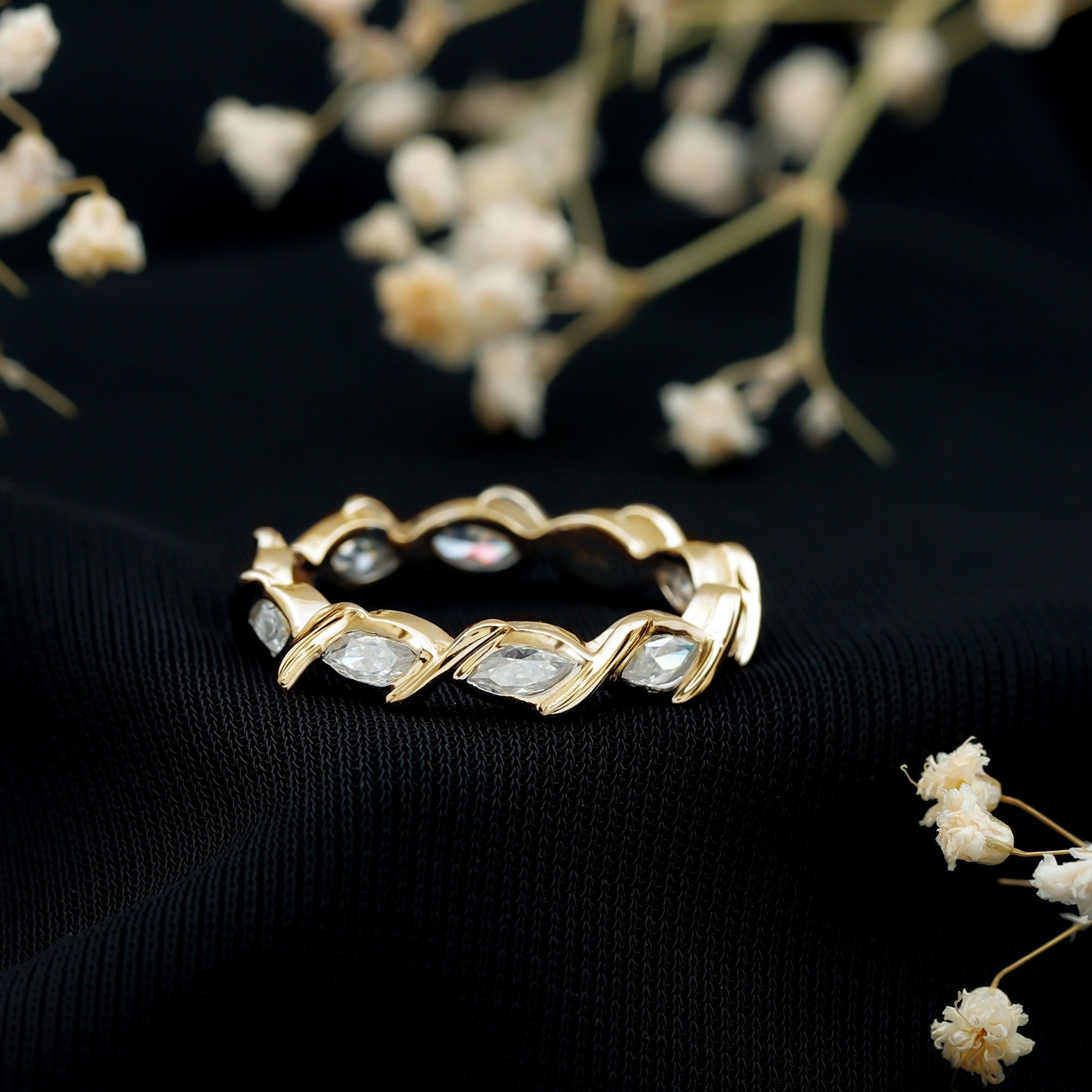 Certified Lab Grown Diamond Wedding Anniversary Ring