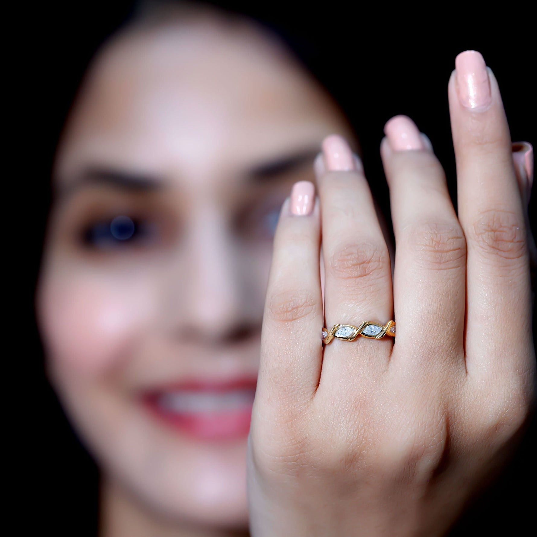 Certified Lab Grown Diamond Wedding Anniversary Ring