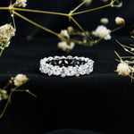 Certified Lab Grown Diamond Full Eternity Wedding Ring