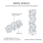 Certified Lab Diamond Vintage Inspired Wedding Ring