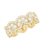 Certified Lab Diamond Vintage Inspired Wedding Ring